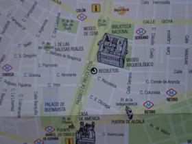 MADRID西班牙马德里地图 00年代 2开独版 中