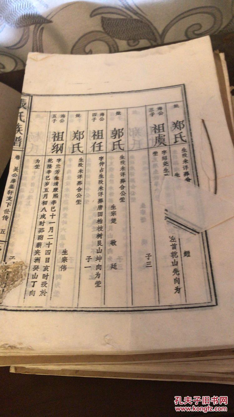 张氏宗谱 拍品编号:29795858