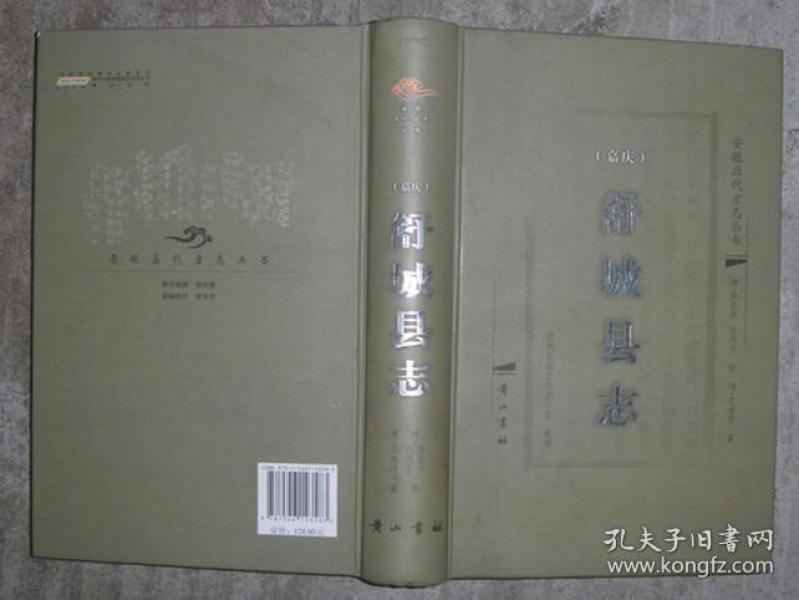 嘉庆舒城县志大32开精装本一版一印