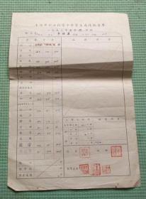 1953年度第二学期上海市邑庙区中心小学四年