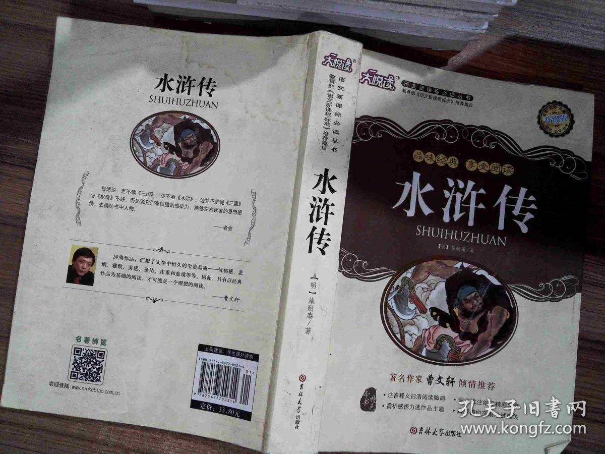 大阅读 语文新课标必读丛书 水浒传(升级版)有