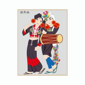 画芯 欧美酒吧咖啡挂画 墙挂画 壁纸 复古海报 德昂族