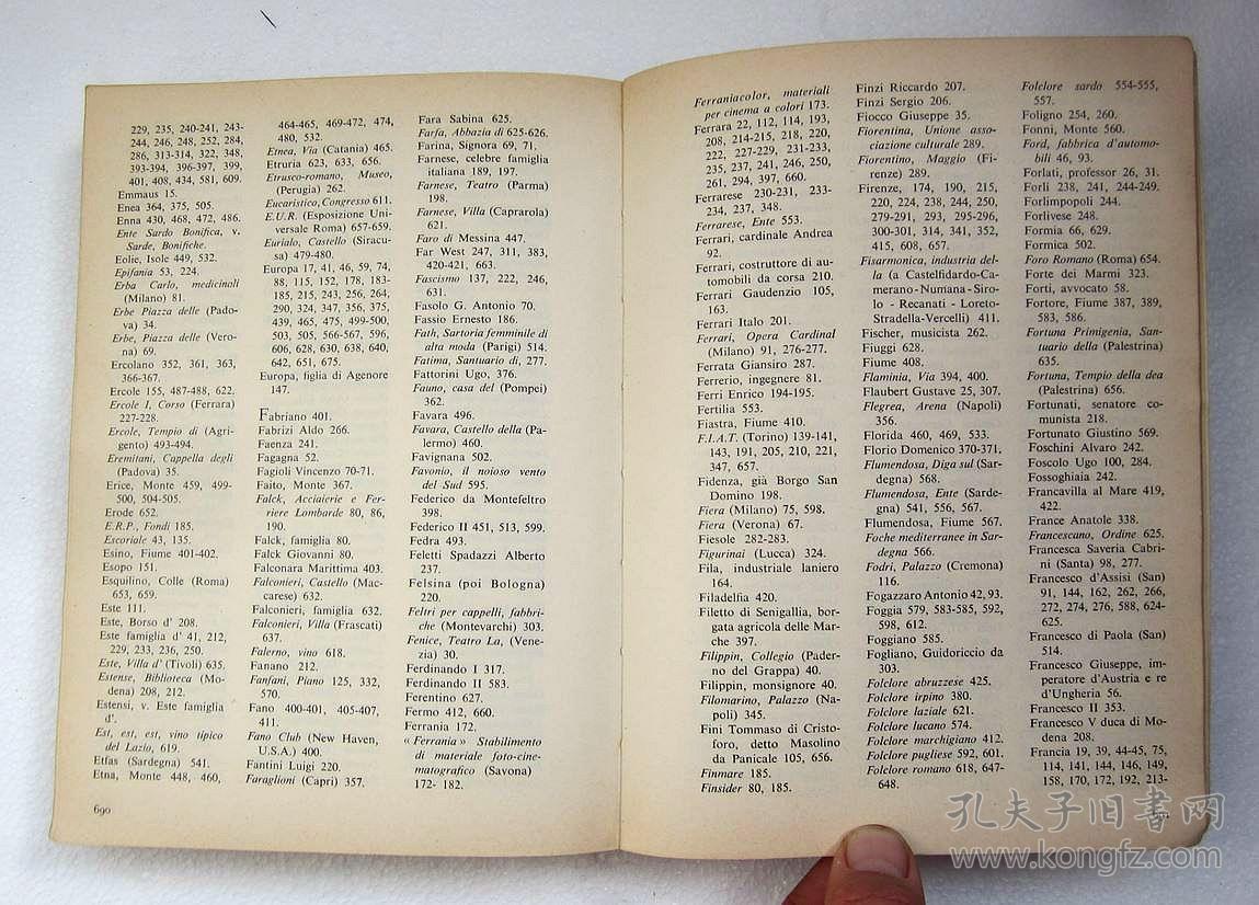 1971年意大利原版书意大利语意大利文viaggioinitalia意大利之旅扉页