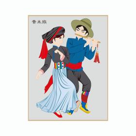 画芯 欧美酒吧咖啡挂画 墙挂画 壁纸 复古海报 普米族