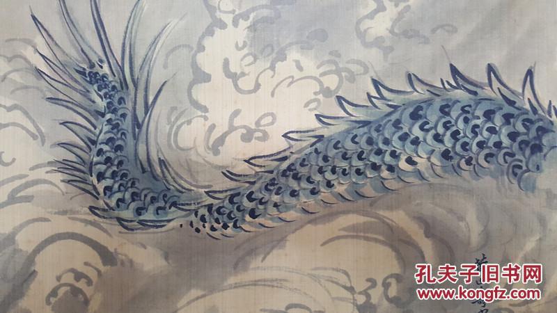 清代画家黄山寿神龙游龙图