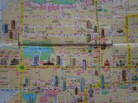 通旅游图 2000年2版3印 2开独版 双封面 西安版