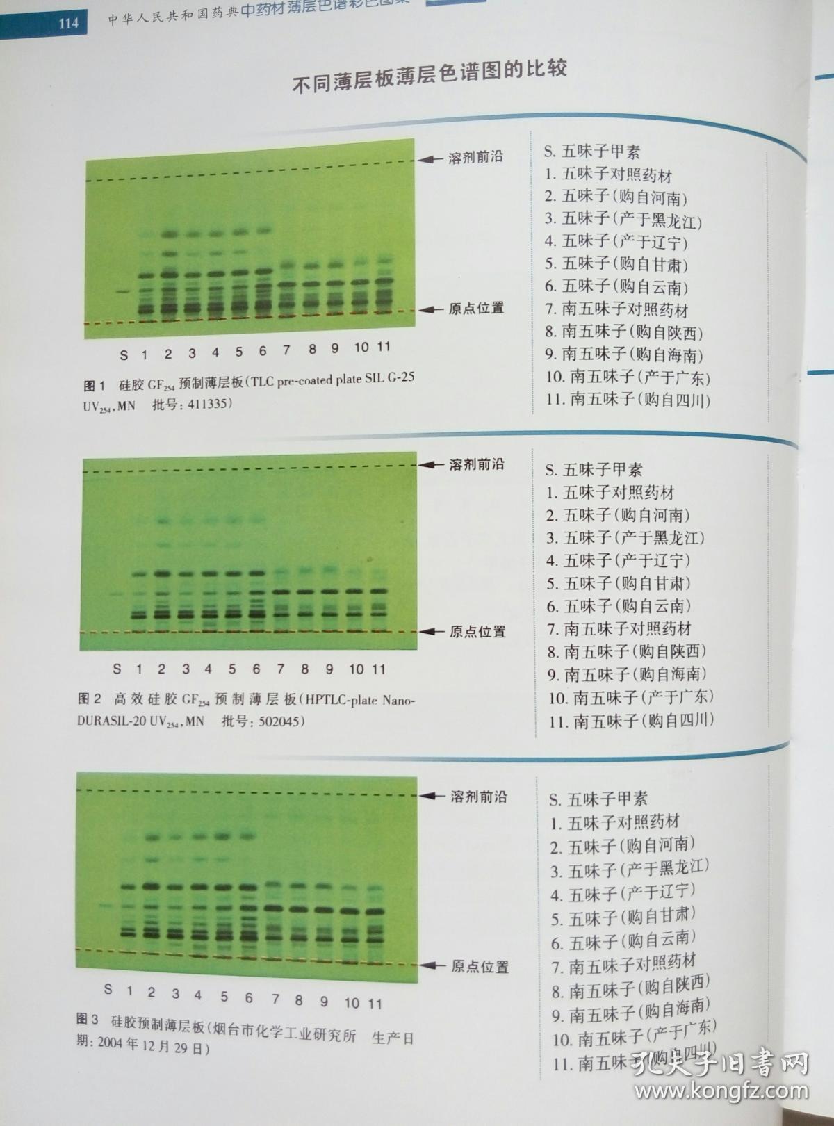 中华人民共和国药典中药材薄层色谱彩色图集 第一册(大部分地区包邮)