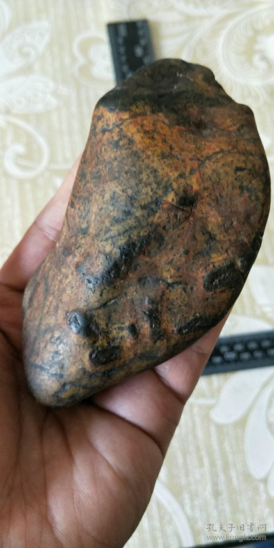 天然【奇石头头是道】 异形奇石,天然纹路,大摆