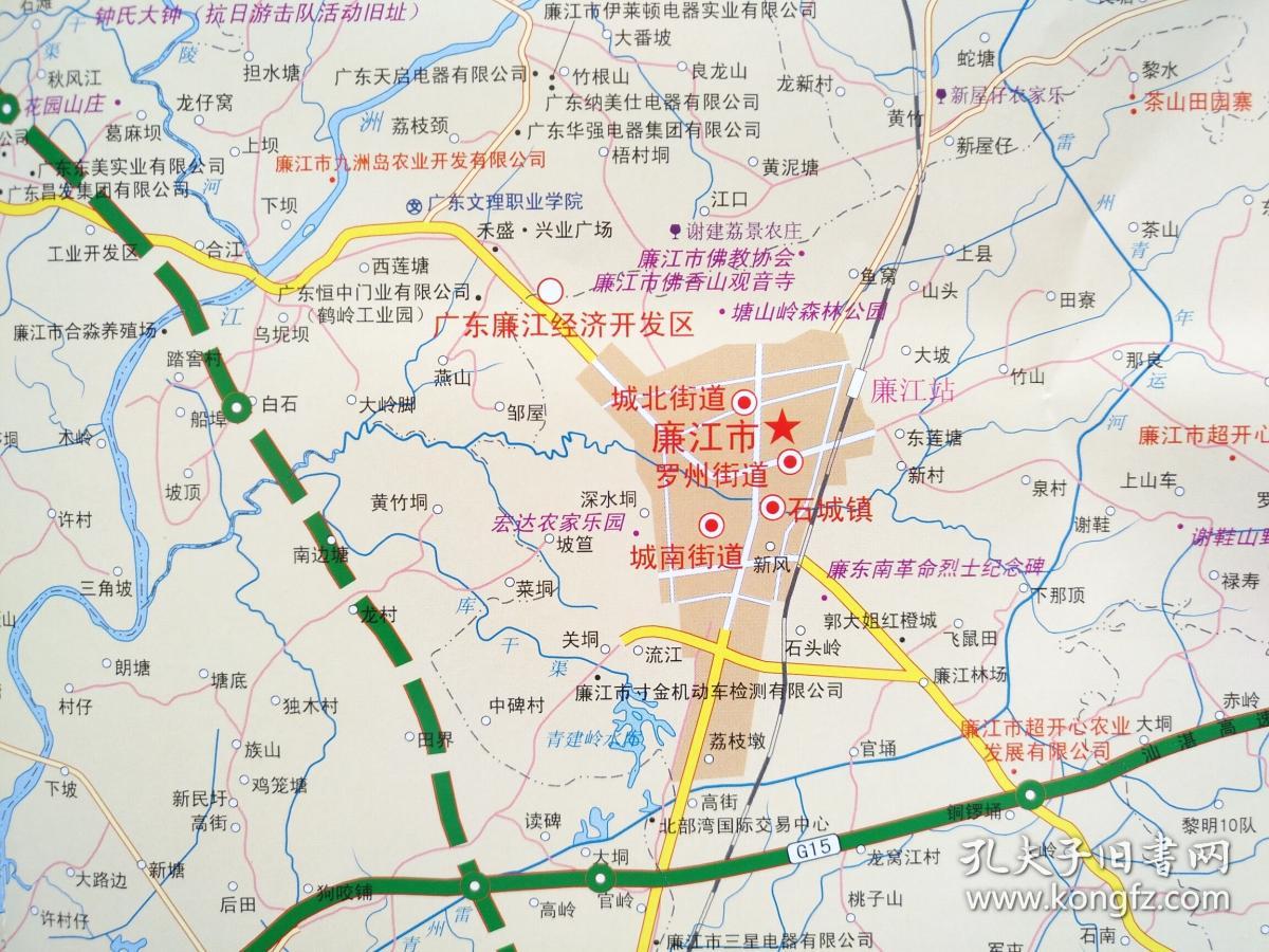 廉江市旅游交通图 2018年4月 廉江地图 廉江市地图 湛江地图
