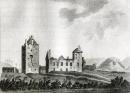 1790年铜版画《迪恩城堡》26.5×19厘米