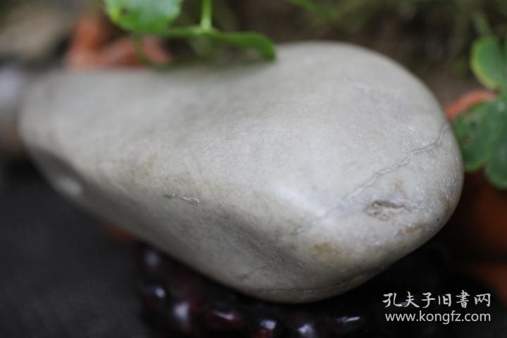 新疆和田玉收藏级天然真皮白皮石包玉籽料原石真皮皮色好玉质老熟