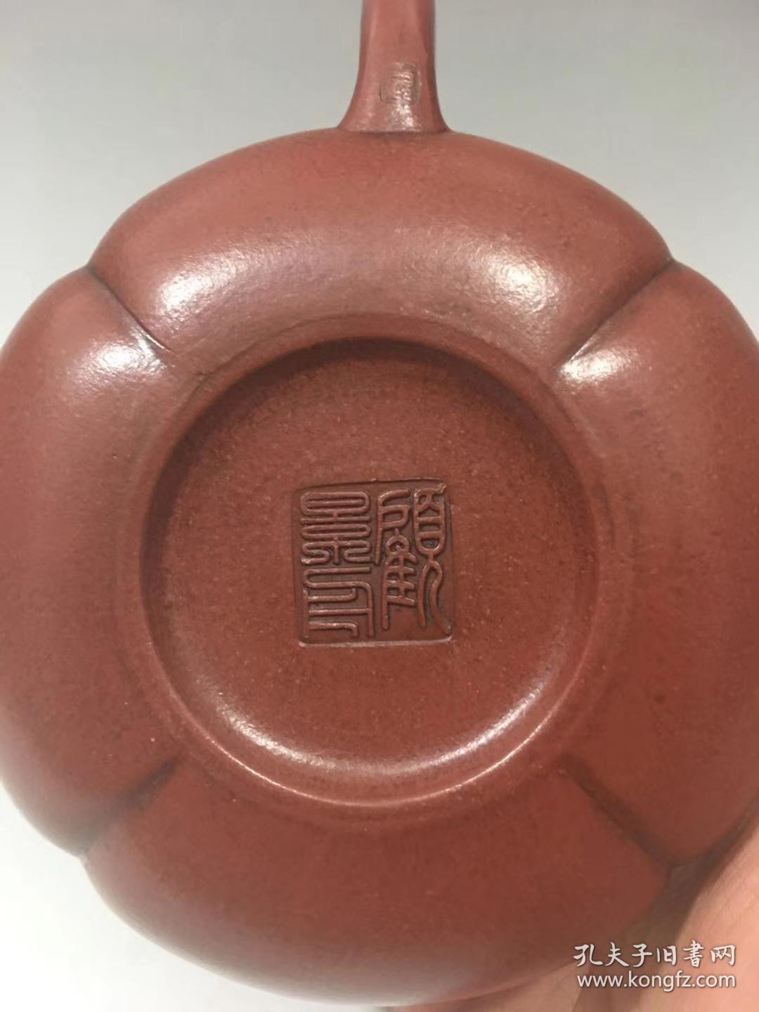 顾景舟梅花紫砂壶8x15 杯3x6