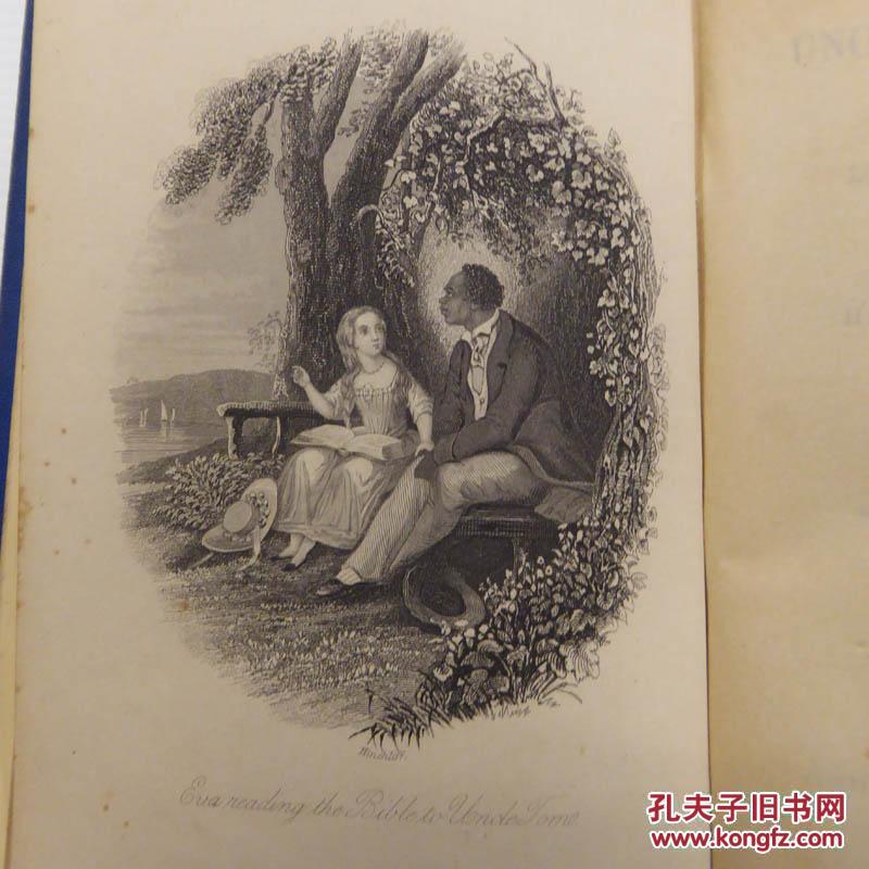 【包邮】斯托著《汤姆叔叔的小屋 》 插图版,1885年出版, 精装