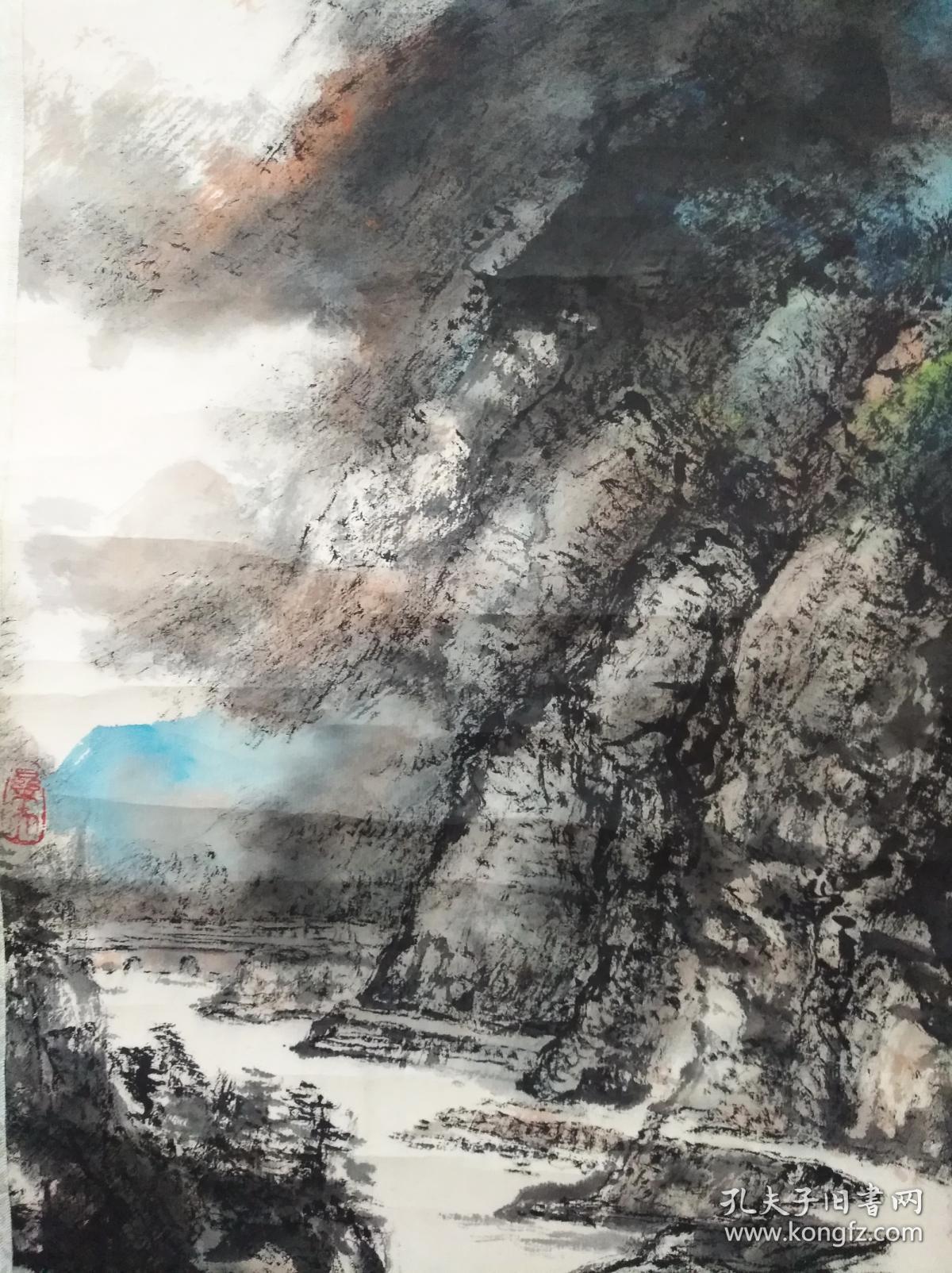四川画家 张战生 山水画