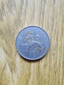 英国老硬币: 半便士(1929年)乔治五世头像 美品