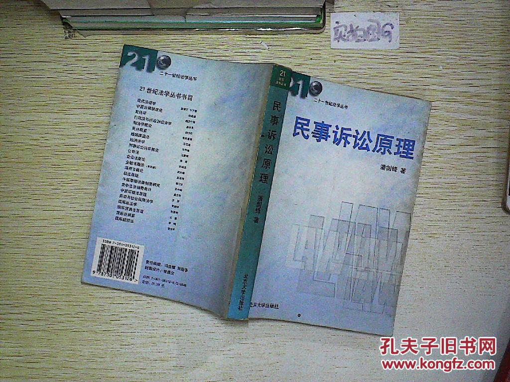 民事诉讼法原理(二十一世纪法学丛书).