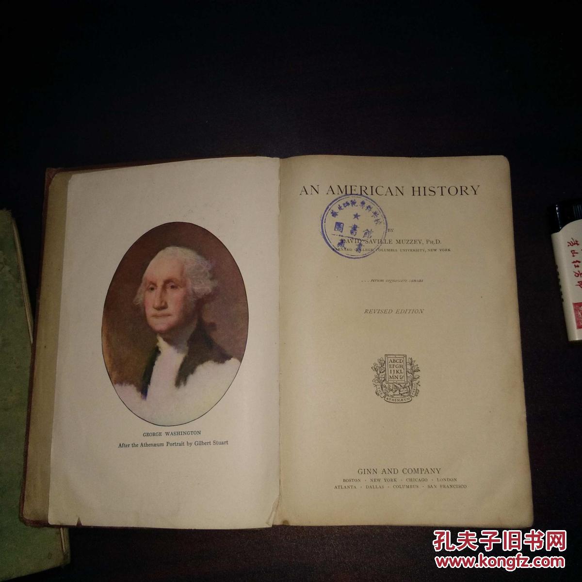 【图】原版英文旧书:美国历史(1925年出版32开