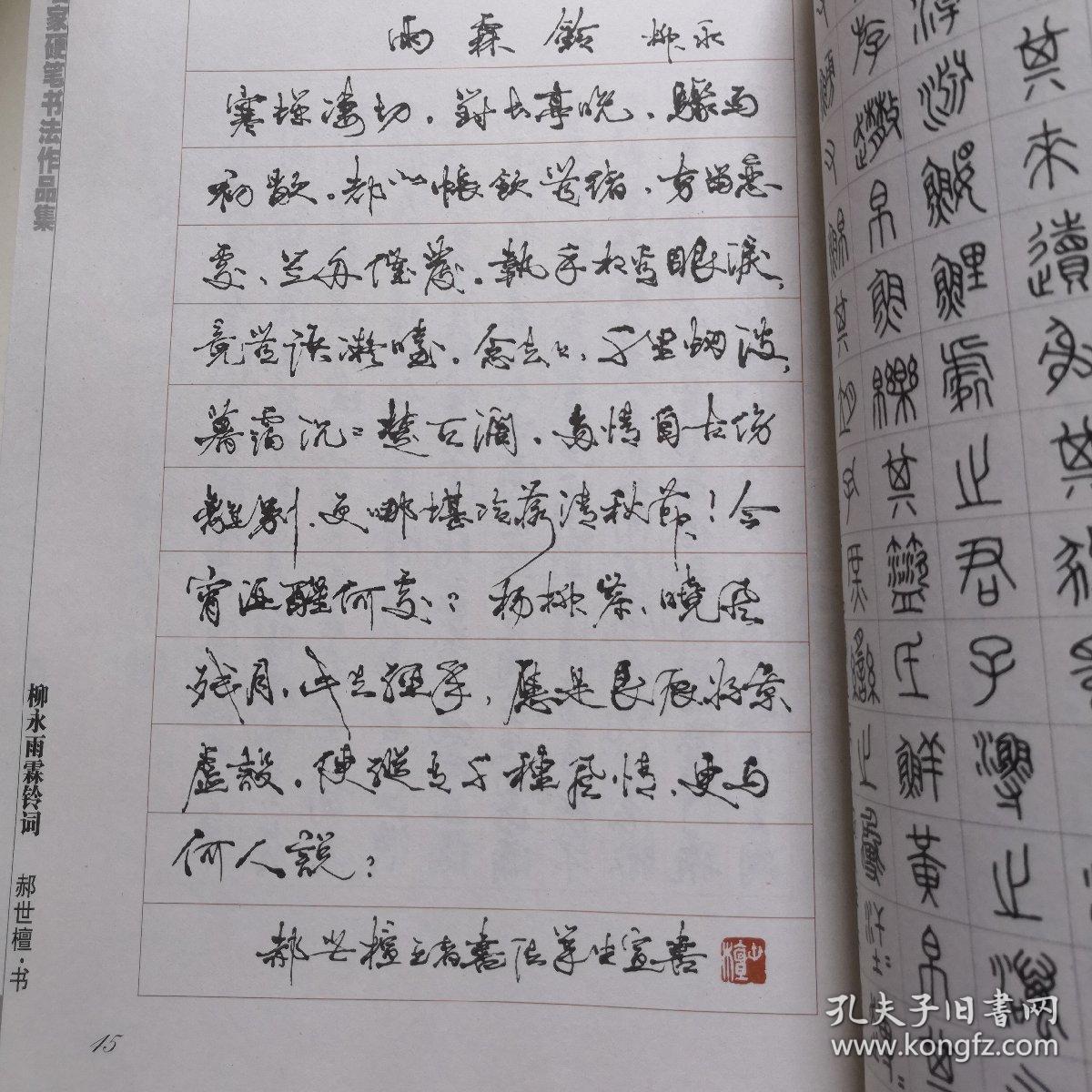 名人名家硬笔书法作品集