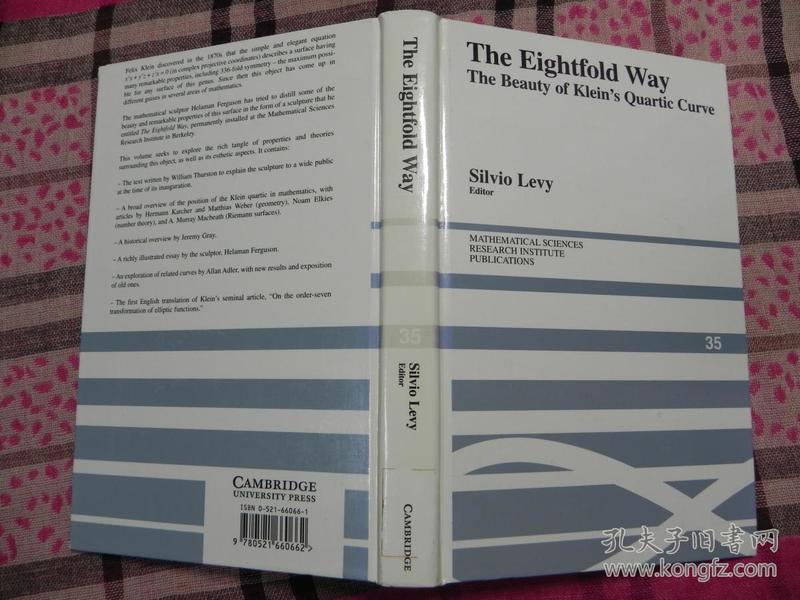 the eightfold way: the beauty of klein`s quartic curve 精装原版