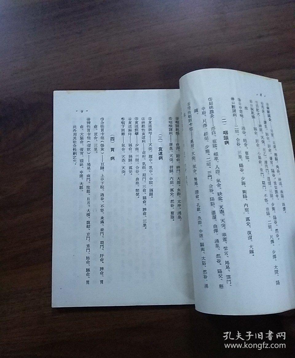 针灸处方集.繁体竖排1956年一版一印