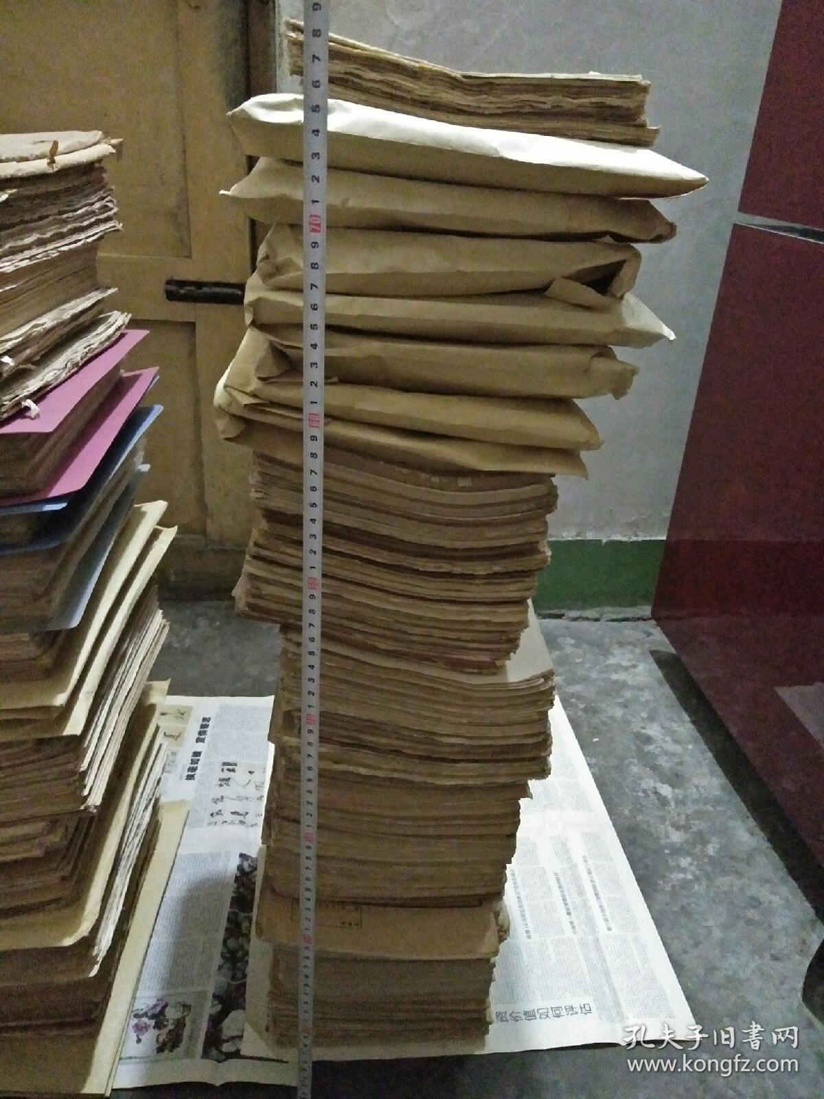 老文件两大摞(摞高一米五多)_孔夫子旧书网