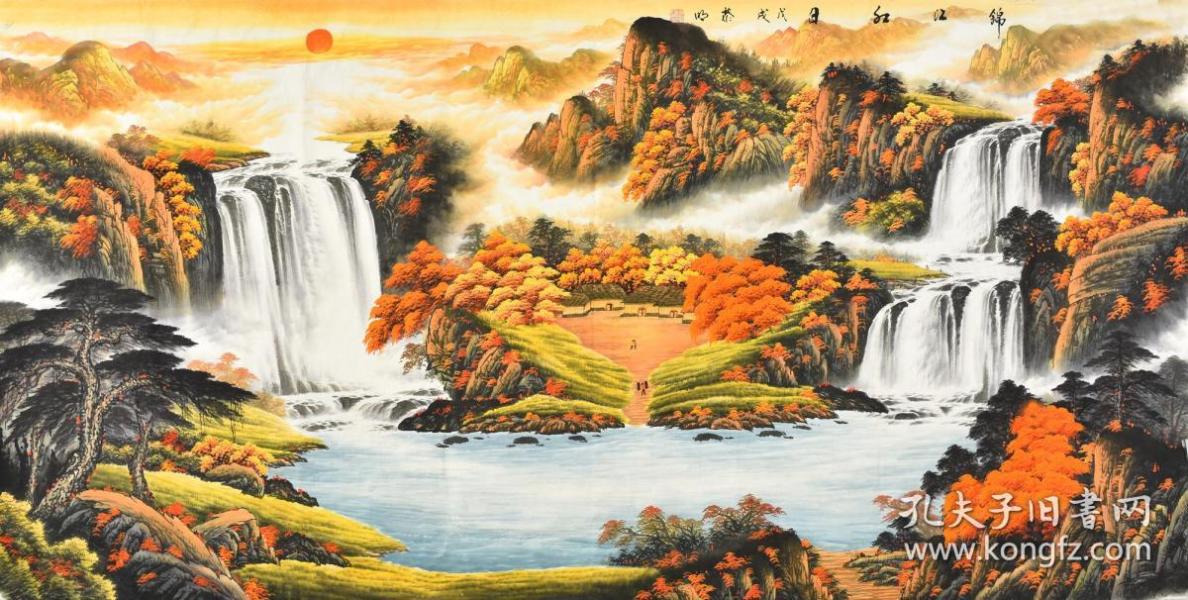 中国工艺美术家协会理事 黎老师《锦江红日》