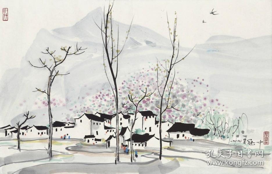 吴冠中   春