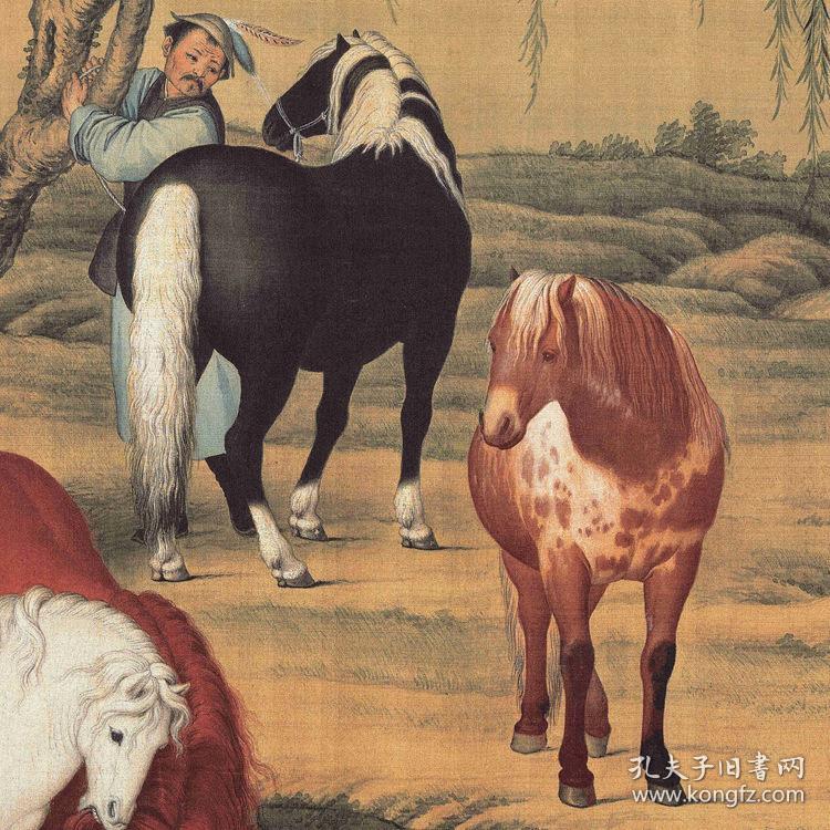 3x80cm 绢本 国画宣纸绢布艺术微喷画芯 名画复制 原作版画
