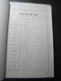 阶级成分登记册是人口普查的一种吗