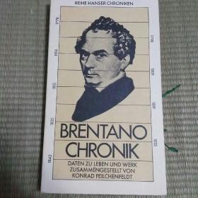 Clemens Brentano / Chronik 《布伦塔诺年代记》 德语原版