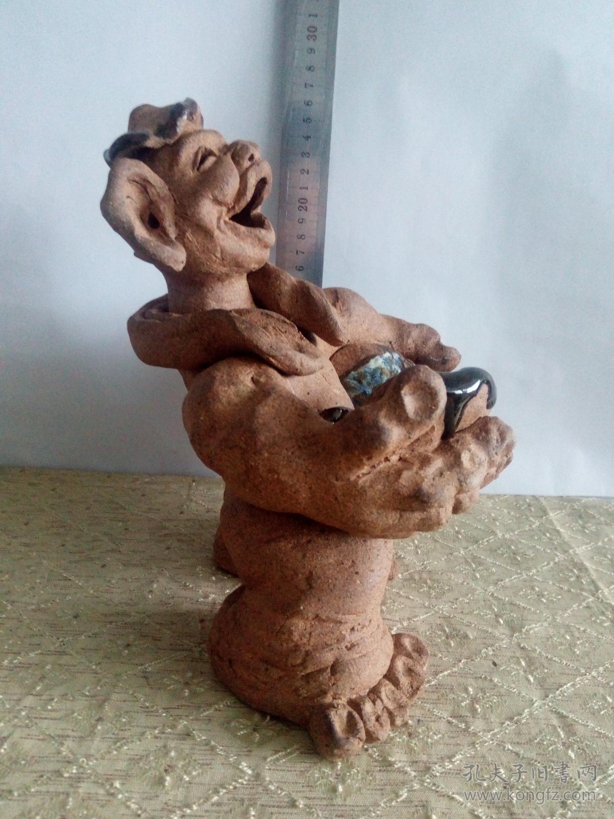 中国陶瓷艺术大师张志朴陶艺作品 陶瓷艺术品泥塑摆件