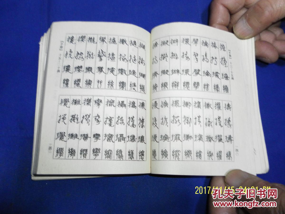 钢笔书法字典——正草隶篆四体 王宝洺编写 64开 482页