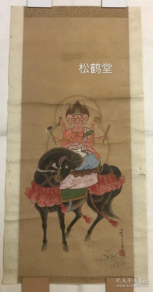 苦恼,所坐宝马亦装饰威严,生动传神,马头明王又称马头观音315_600竖版