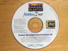 Feature Showcase Demonstration 创新Audigy2NX USB Sound Blaster外置声卡  光盘
