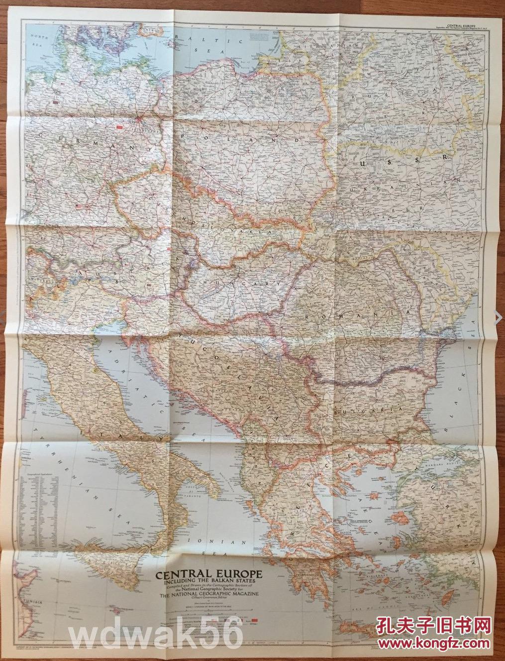 特价 national geographic美国国家地理地图195