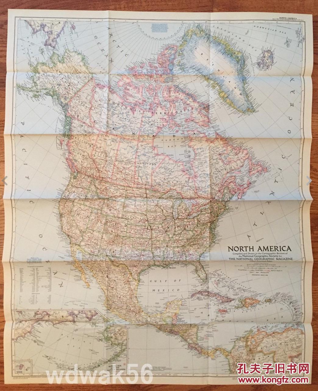 特价 national geographic美国国家地理地图195