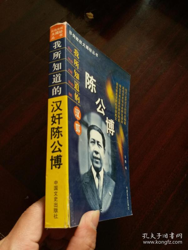 我所知道的汉奸陈公博