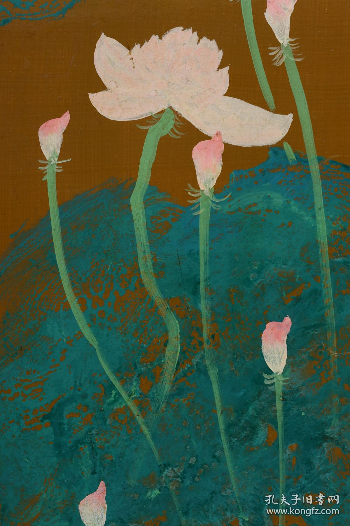 徐旷达 《净莲》(尺寸100cm*60cm)