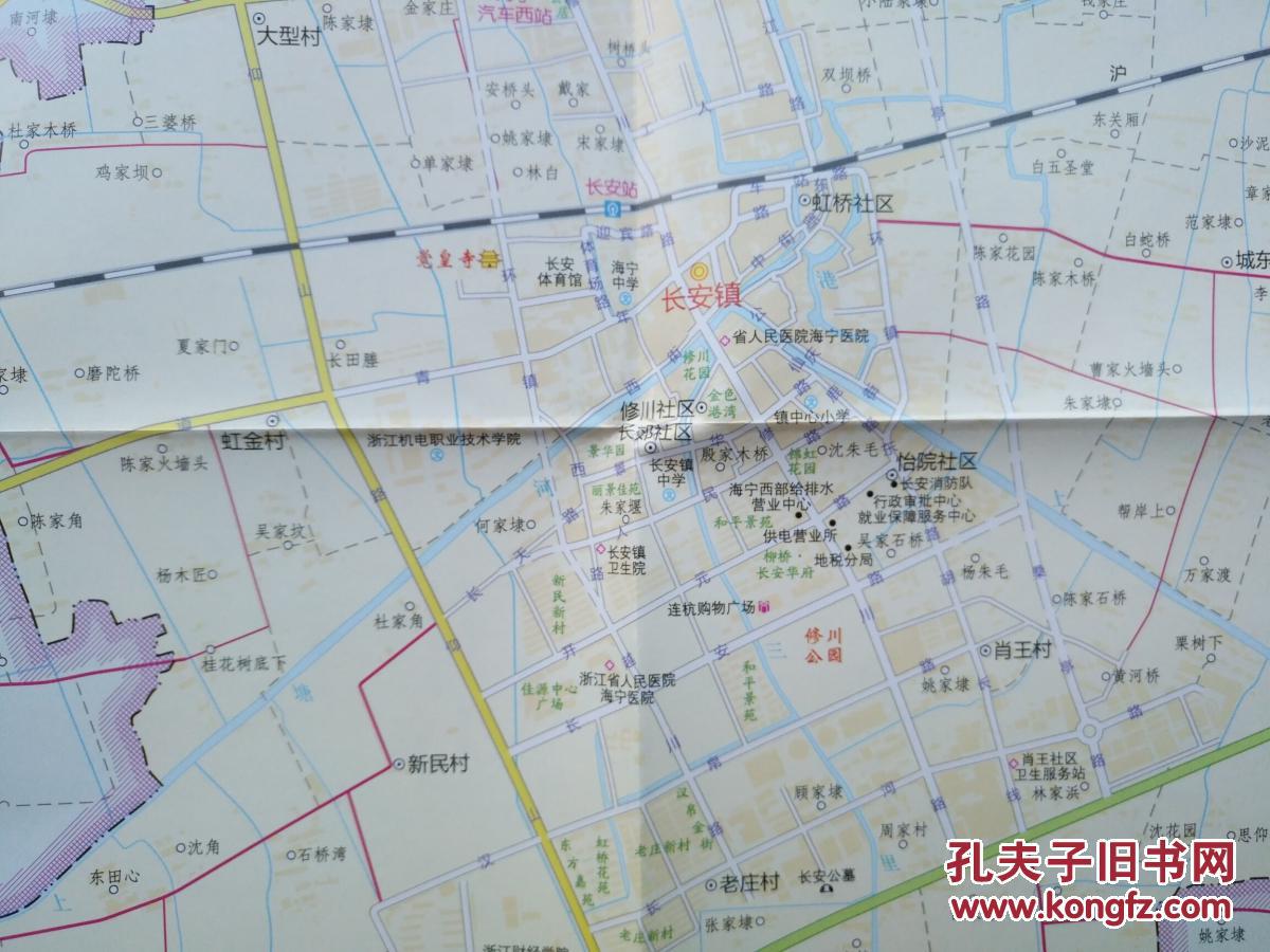 海宁市长安镇(高新区)地图 长安镇地图 海宁地图 海宁