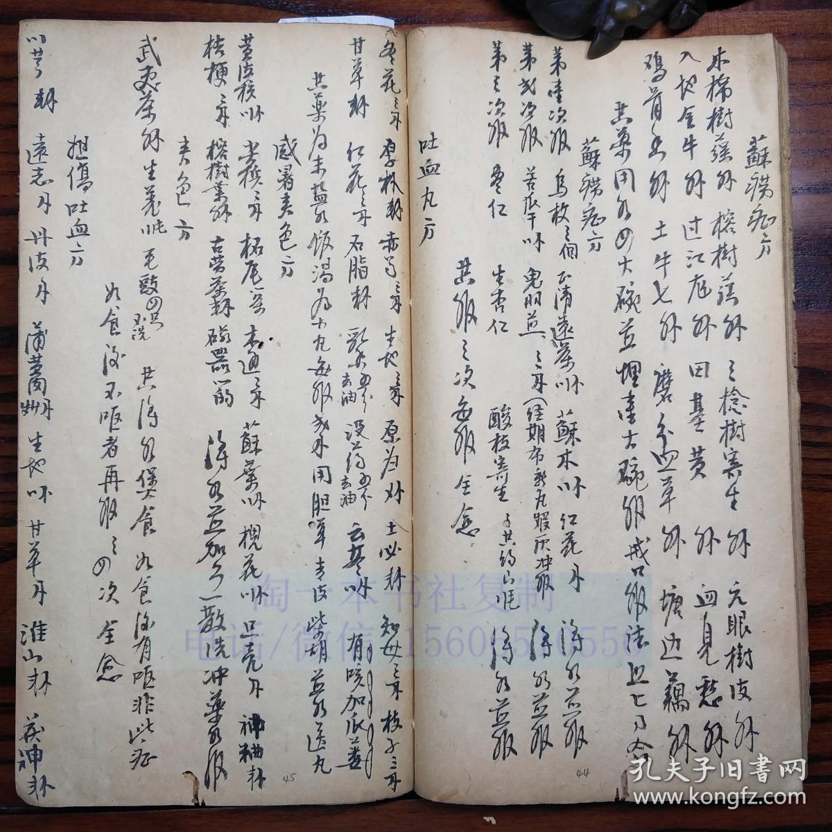 中医古籍手抄本 24 【抄本分八个部分,一:什症水药,散丸类,二:五痨