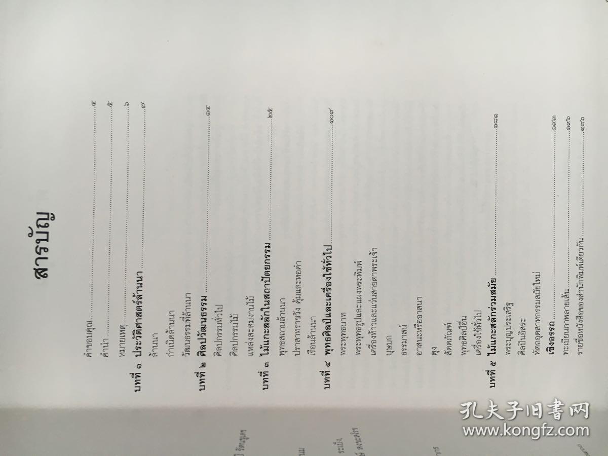 泰文书 (有关泰国 佛教 建筑等)【泰语原版 精装】