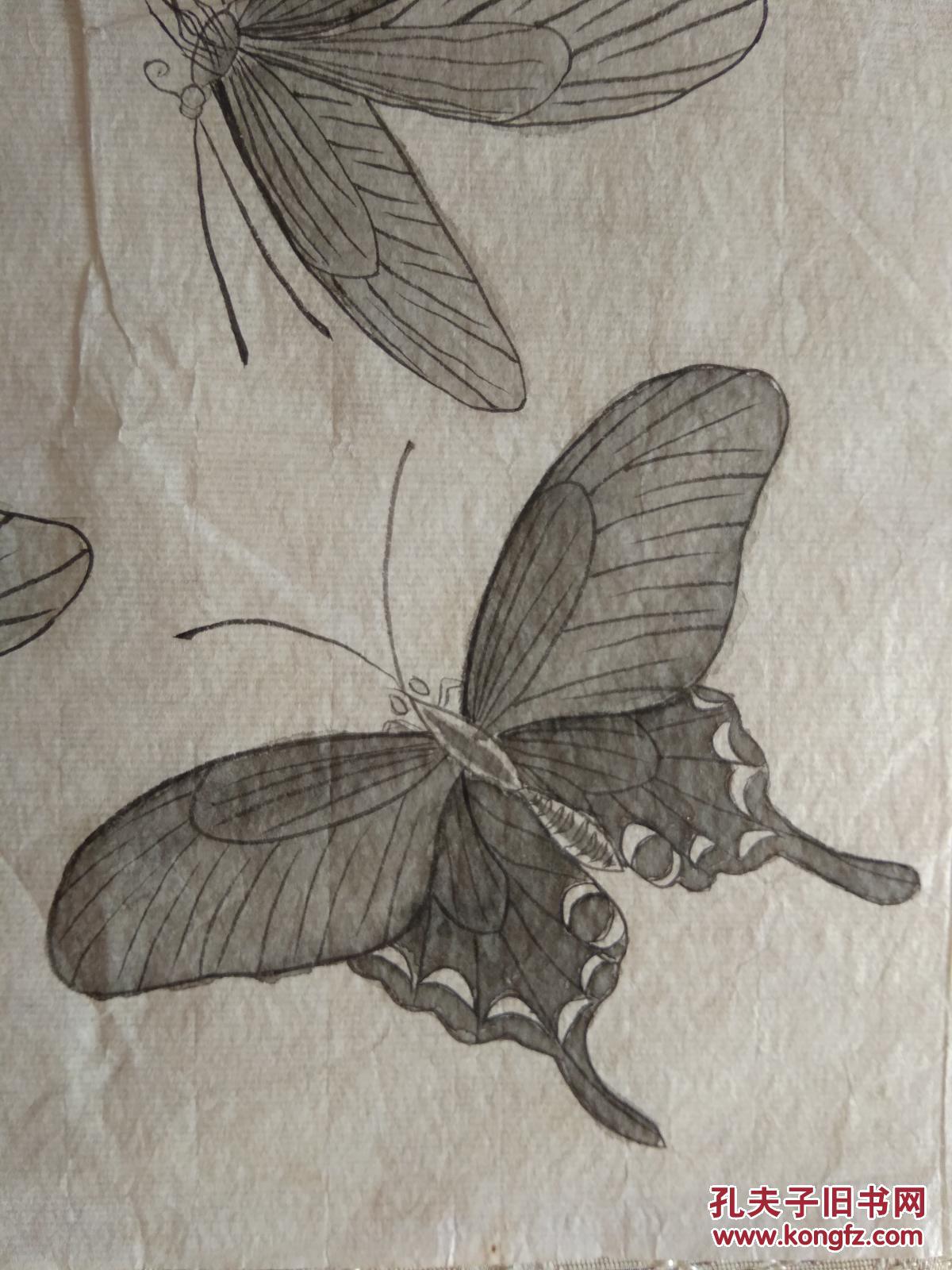 工笔画 (蝴蝶)