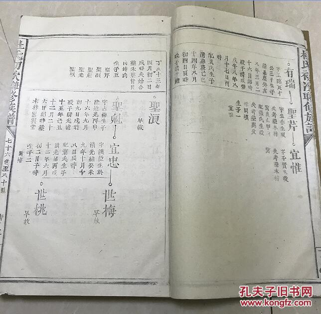 京兆堂 民国杜氏初次联修族谱