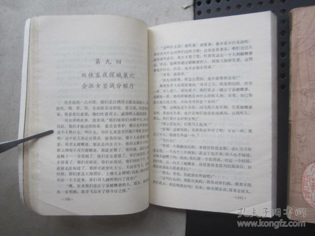 新编传统评书: 洪武剑侠图 上下册全(32开,1987年1版1
