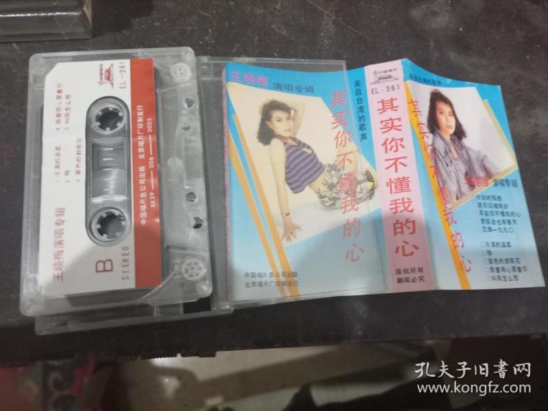 清风堂磁带系列 其实你不懂我的心 有歌词