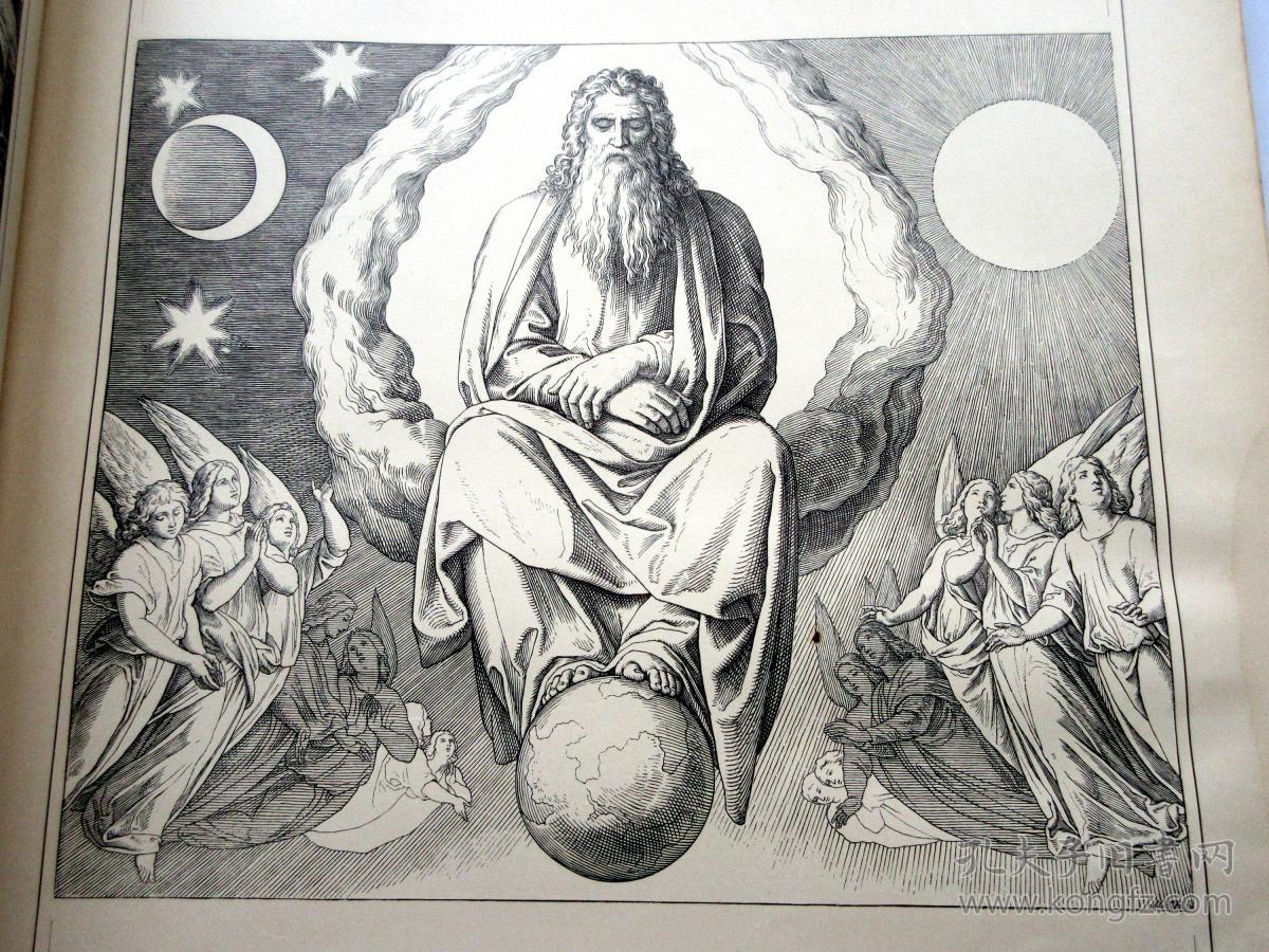 von carolsfeld)著名木刻插图本《图说圣经》(又名《圣经木版画集》)