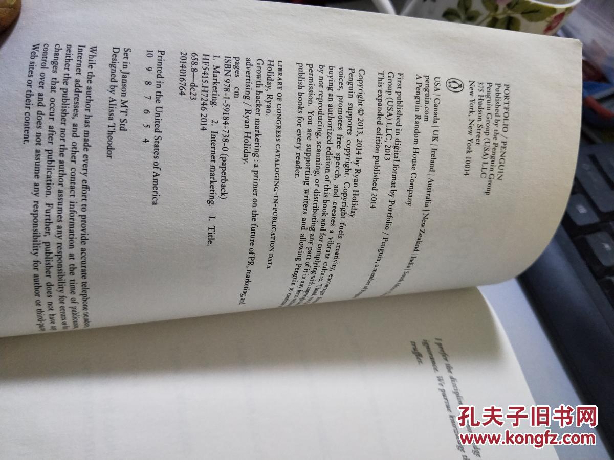 【图】增长黑客营销【英文】S1872_不详