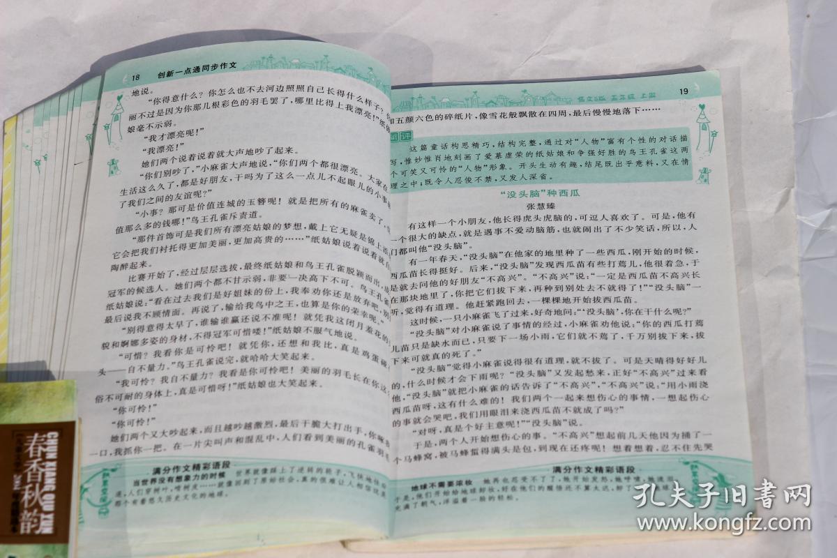 《同步作文》(语文s版五年级上册小学创新一点通)