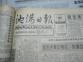 （生日报）沈阳日报1991年2月19日