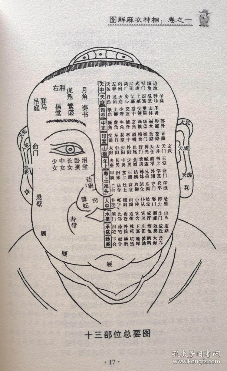 图解麻衣神相全书 古代人体工程学看相 男女手相面相